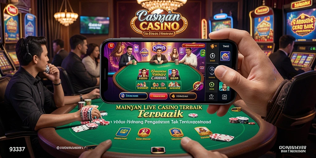 Gameplay menarik dengan dealer live yang profesional.