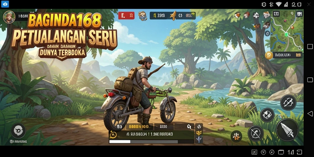 Tampilan gameplay seru BAGINDA168 dalam dunia terbuka.