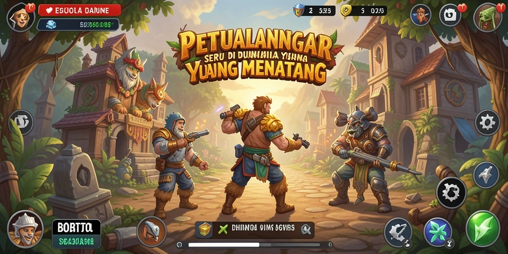 Screenshot BOBATOTO menampilkan momen epik dalam petualangan.