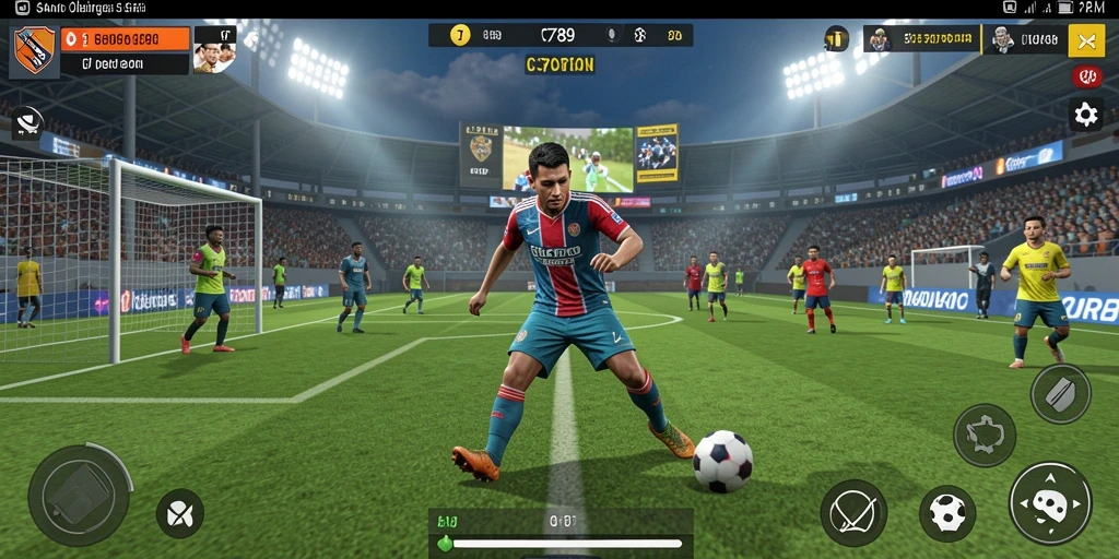 Gameplay seru dan interaktif di C789 yang penuh aksi olahraga.