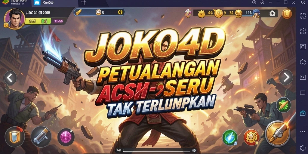 Tampilan penuh aksi dari gameplay JOKO4D yang mendebarkan.