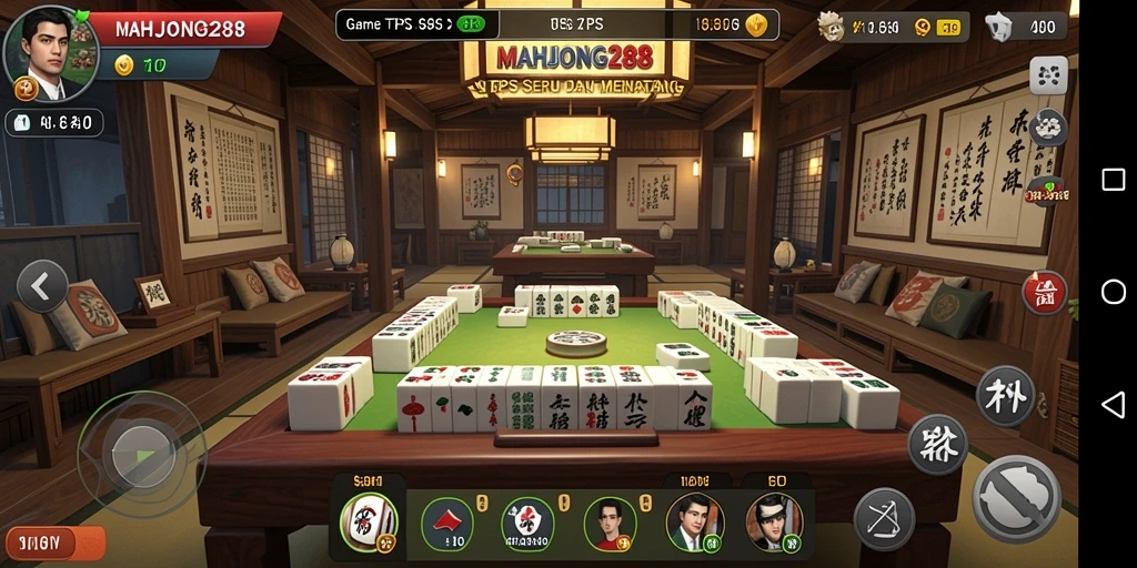 Tampilan gameplay seru di MAHJONG288 yang menantang.