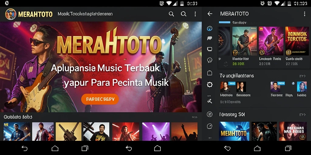 Tangkapan layar utama dari gameplay musik MERAHTOTO yang memukau.