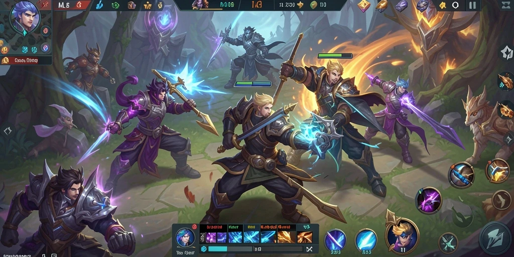 Screenshot gameplay MLBB8 menampilkan strategi pertempuran yang mendebarkan.