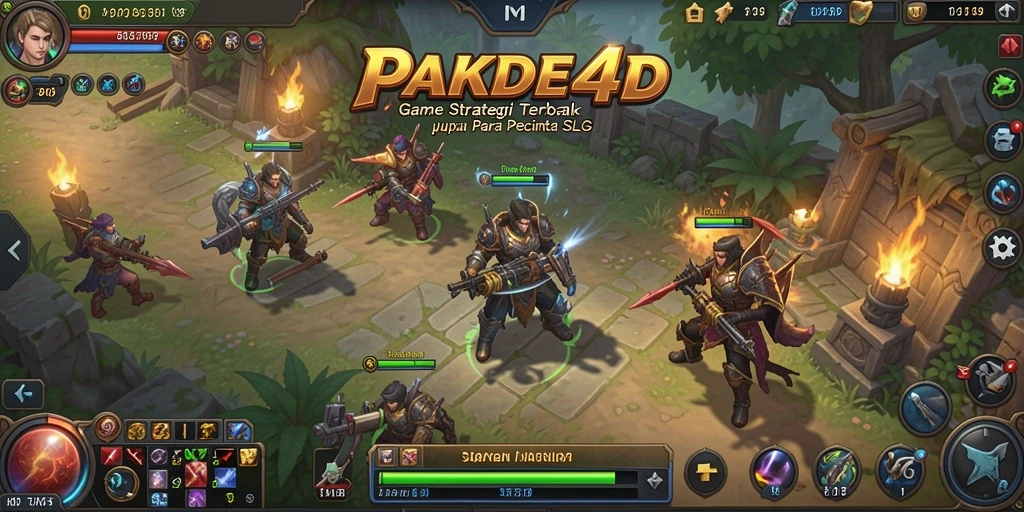 Tampilan screenshot dari gameplay menegangkan di PAKDE4D.