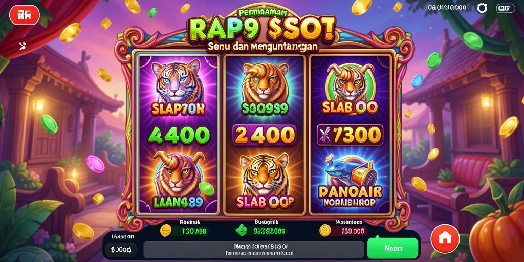 Screenshot gameplay Slot yang menampilkan keseruan dan keberuntungan.