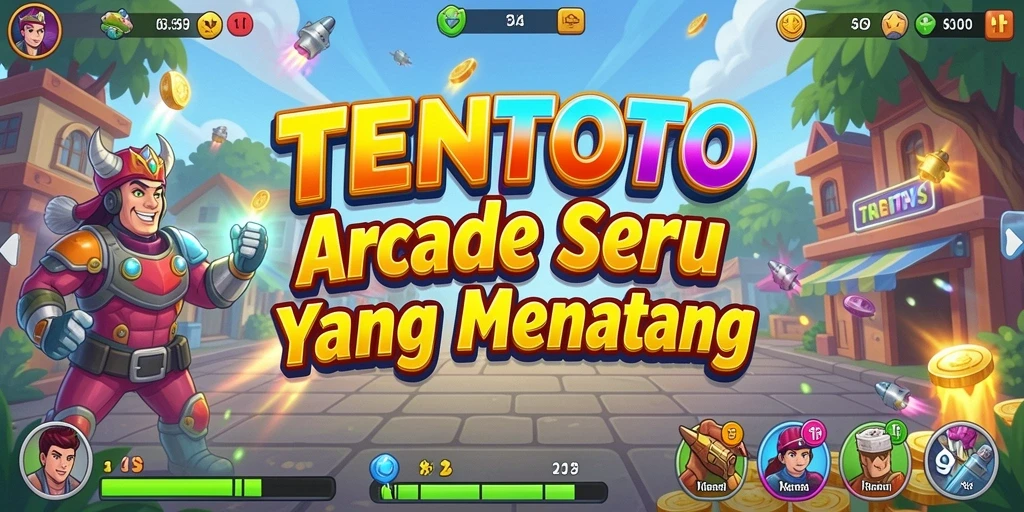 Screenshot gameplay TENTOTO menampilkan aksi seru dan grafis yang memukau.