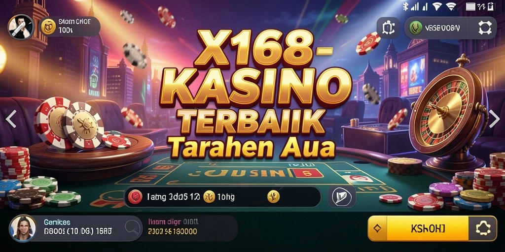 Tangkapan layar menunjukkan gameplay menarik dari X168 dengan grafis kasino yang menawan.